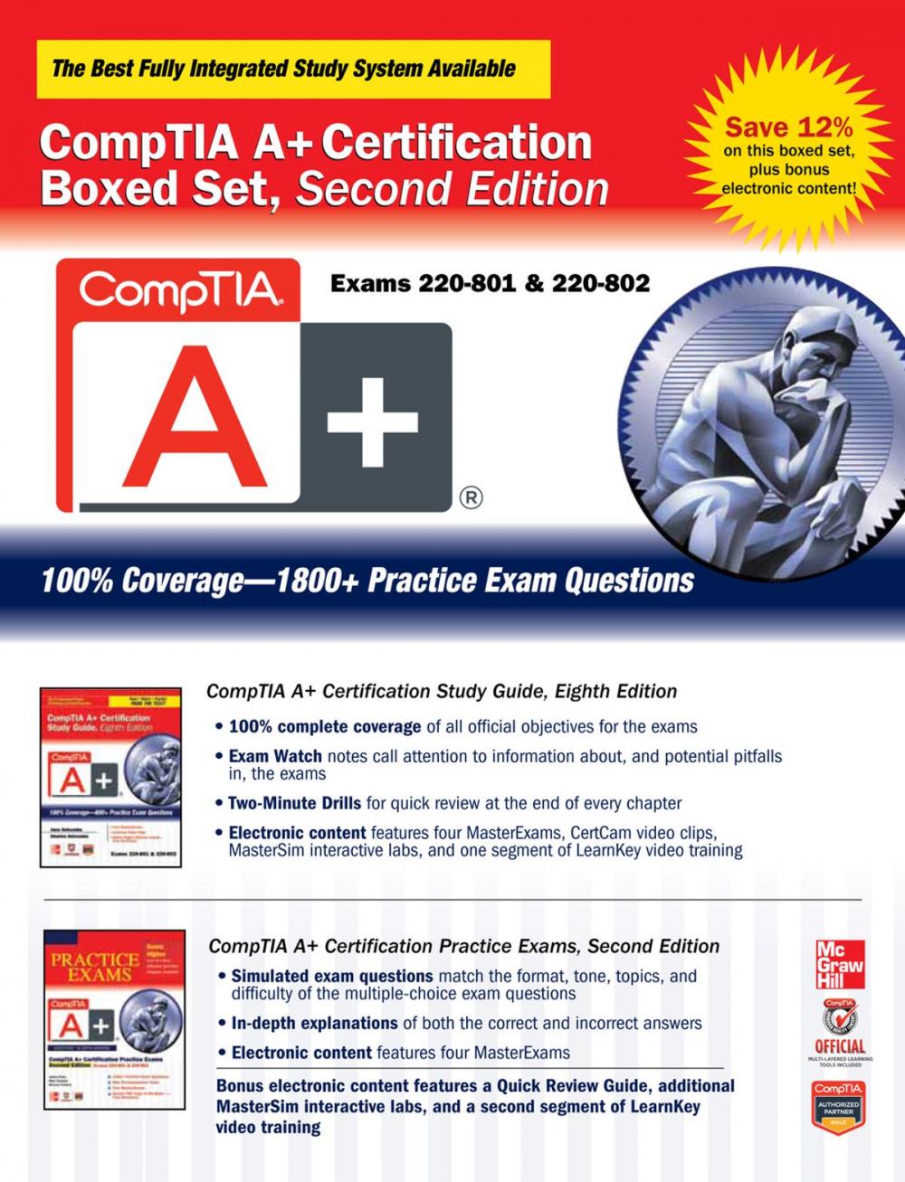 Big bigCover of CompTIA A+ Certification Boxed Set, Second Edition (Exams 220-801 & 220-802)