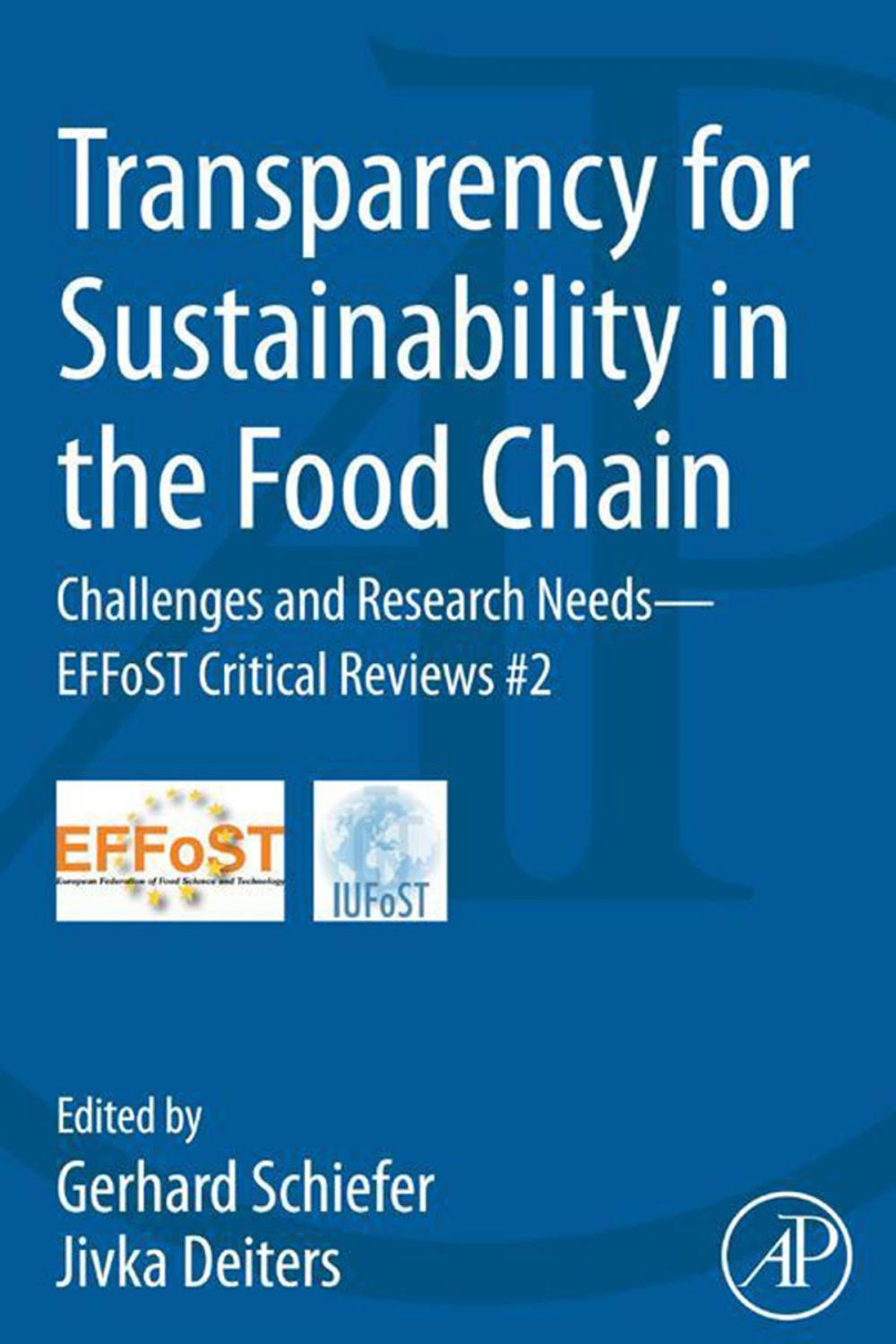 Big bigCover of Transparency for Sustainability in the Food Chain