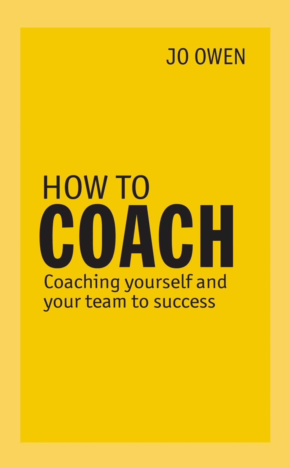 Big bigCover of How to Coach