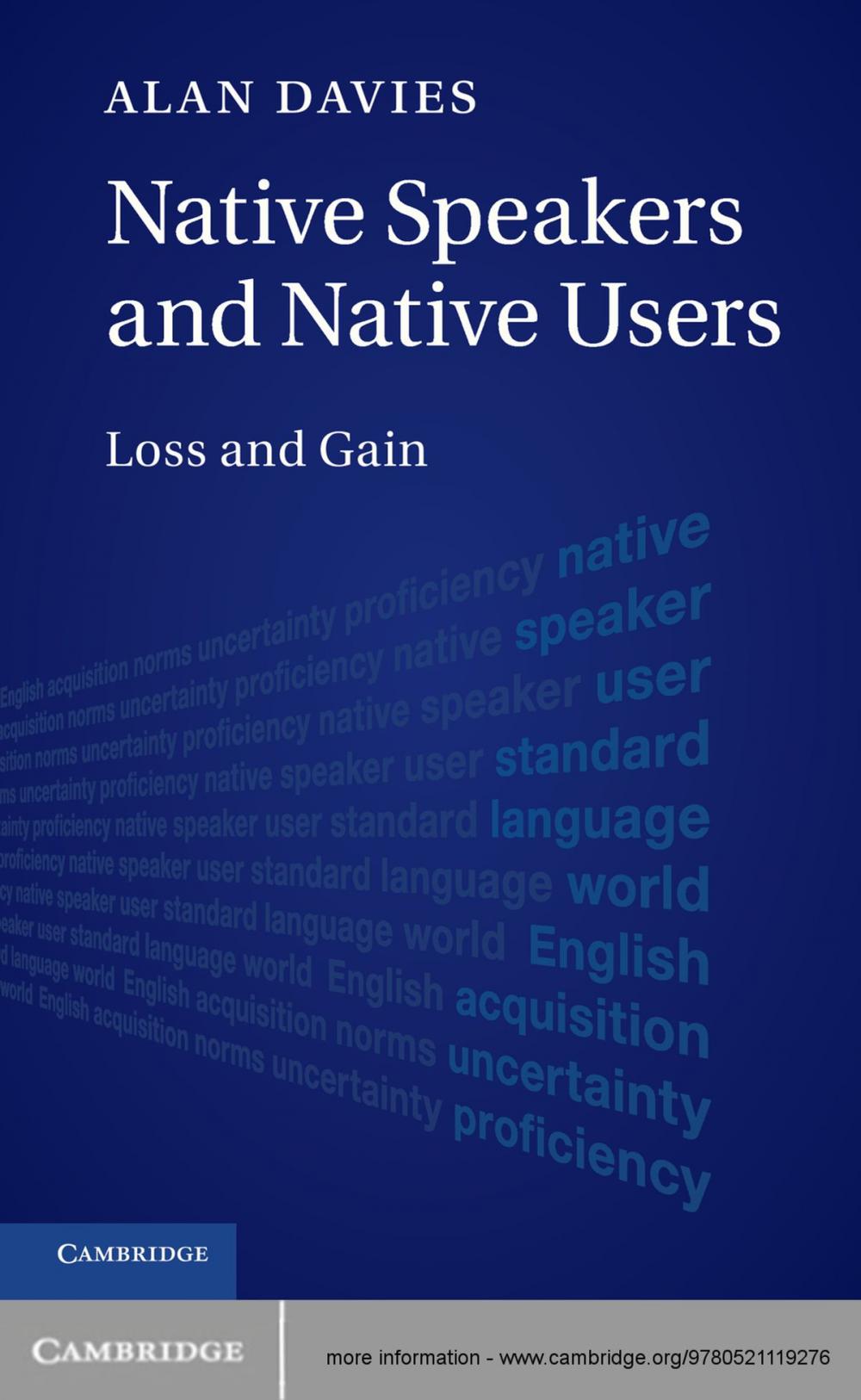 Big bigCover of Native Speakers and Native Users