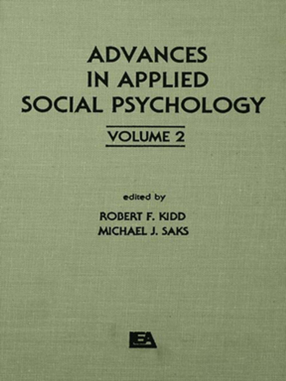Big bigCover of Advances in Applied Social Psychology