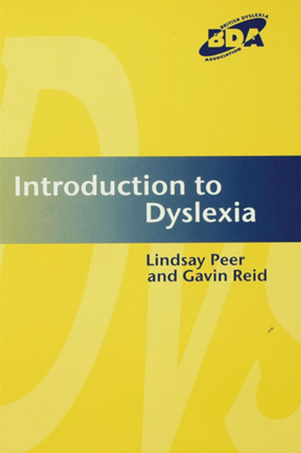 Big bigCover of Introduction to Dyslexia