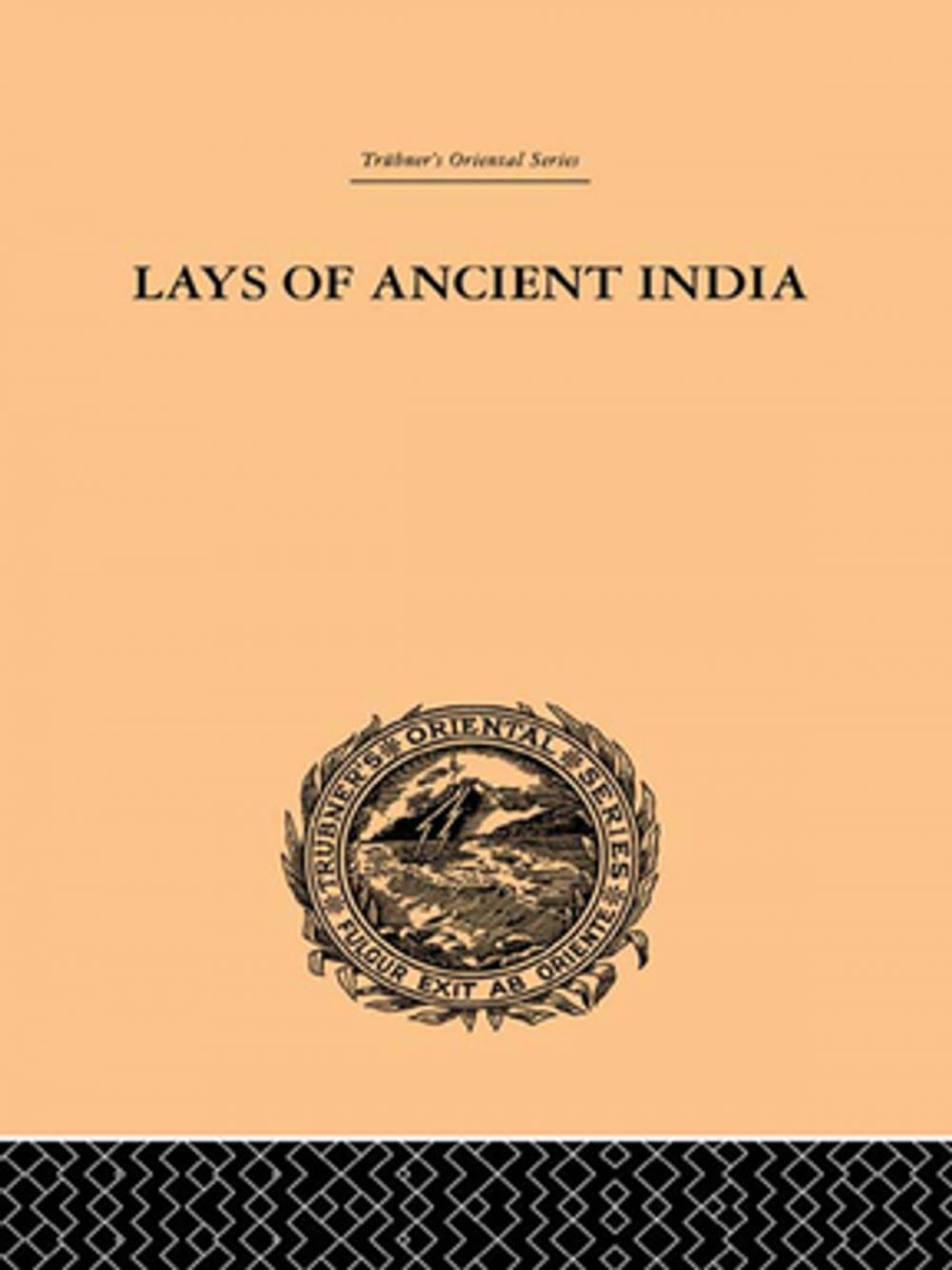 Big bigCover of Lays of Ancient India