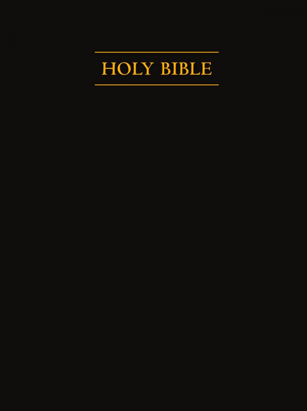Big bigCover of Holy Bible