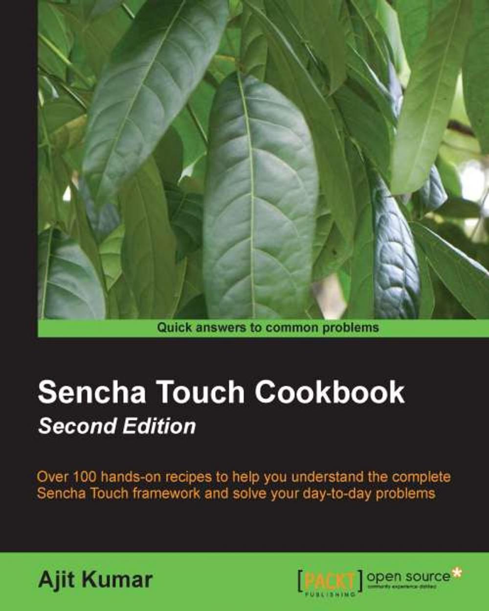 Big bigCover of Sencha Touch Cookbook, Second Edition