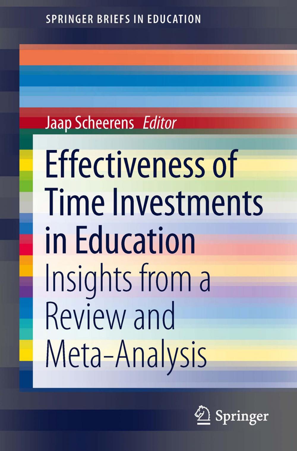 Big bigCover of Effectiveness of Time Investments in Education