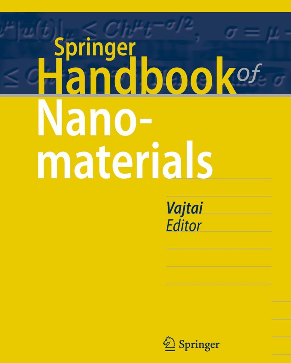 Big bigCover of Springer Handbook of Nanomaterials