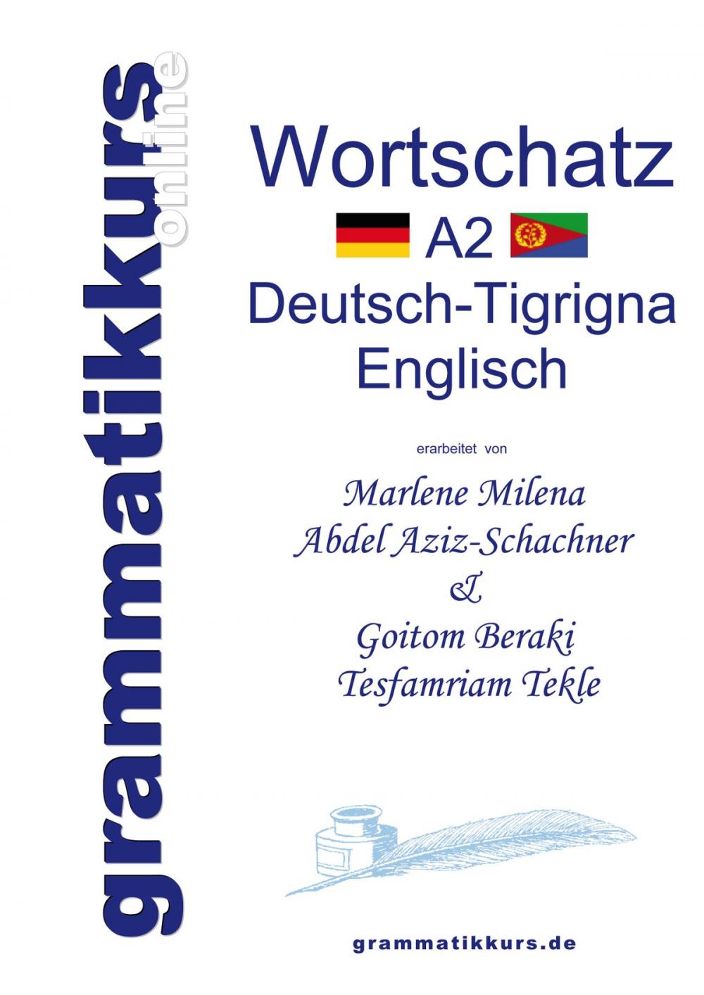 Big bigCover of Wörterbuch A2 Deutsch-Tigrigna-Englisch