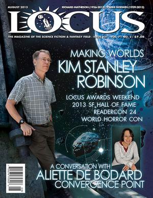 Book cover of Locus Magazine, Issue 631, August 2013