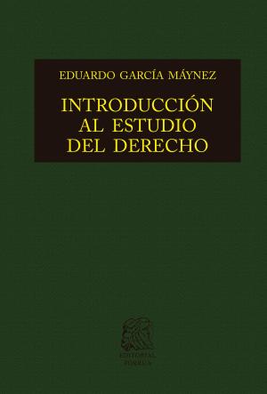 Cover of Introducción al estudio del derecho