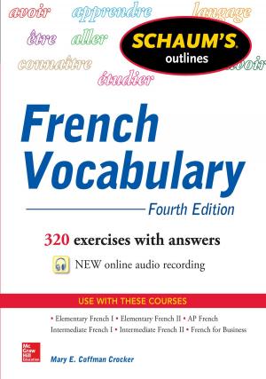 Cover of the book Schaum's Outline of French Vocabulary by Derek M. Steinbacher, Steven R. Sierakowski