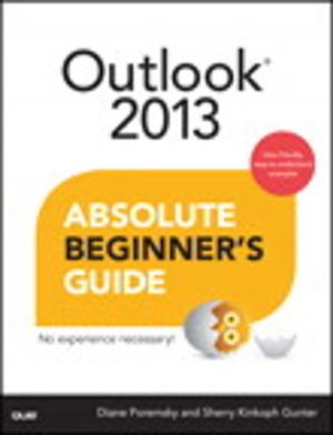 Book cover of Outlook 2013 Absolute Beginner's Guide