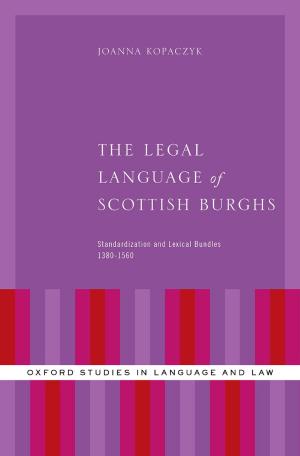 Cover of The Legal Language of Scottish Burghs