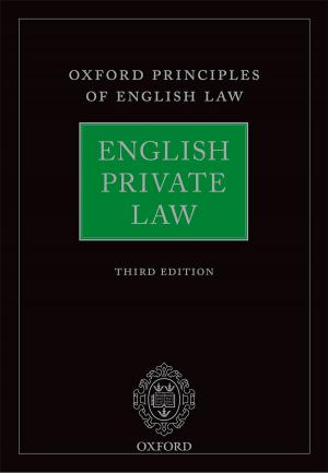 Cover of the book English Private Law by Rebecca Davis
