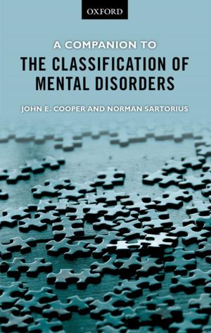 Book cover of A Companion to the Classification of Mental Disorders