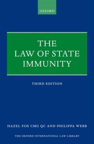 Cover of the book The Law of State Immunity by Sukant Khurana