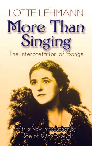 Cover of the book More Than Singing by Gustina Scaglia, Frank D. Prager
