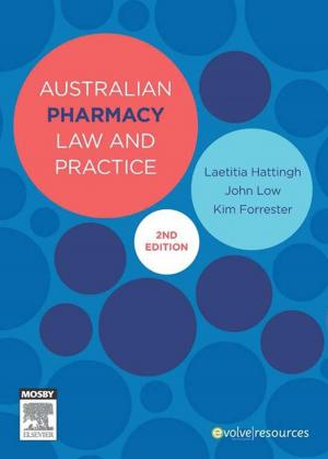 Cover of the book Australian Pharmacy Law and Practice by Thomas P. Williams, DDS, James R. Hupp, DMD, MD, JD, MBA, F. John Firriolo, DDS, PhD