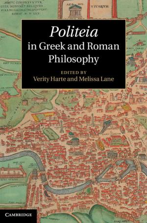 Cover of the book Politeia in Greek and Roman Philosophy by James M. Banner, Jr