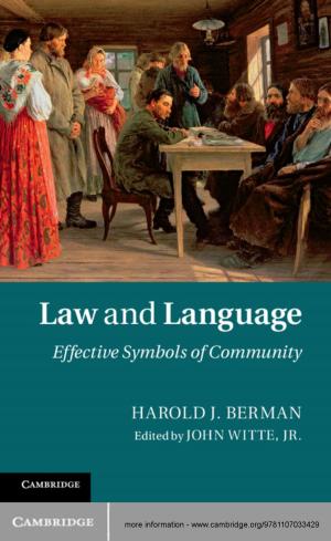 Cover of the book Law and Language by Heather Marie Stur