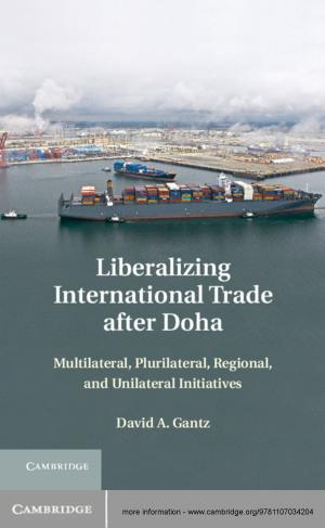 Cover of the book Liberalizing International Trade after Doha by Sumit Ganguly, Rahul Mukherji