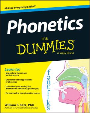 Cover of the book Phonetics For Dummies by Kensuke Okabayashi