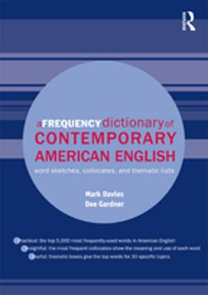 Cover of the book A Frequency Dictionary of Contemporary American English by Leonard Jason-Lloyd, Larry Mead