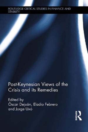 Cover of the book Post-Keynesian Views of the Crisis and its Remedies by Dean Bonkovich