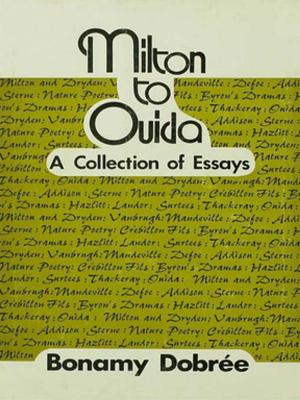 Cover of the book Milton to Ouida by David Griffiths