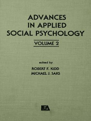 Cover of the book Advances in Applied Social Psychology by Adrian Pennington, Carolyn Giardina