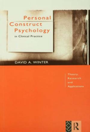 Cover of the book Personal Construct Psychology in Clinical Practice by Jean Benedetti