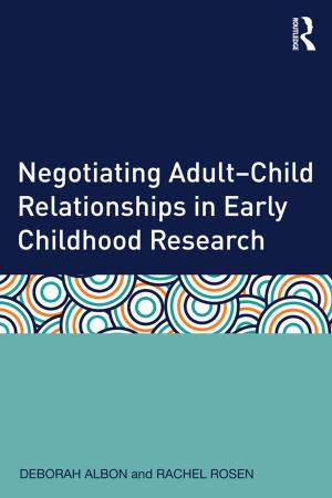 Book cover of Negotiating Adult-Child Relationships in Early Childhood Research