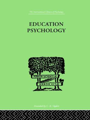 Cover of the book Education Psychology by T C Lethbridge
