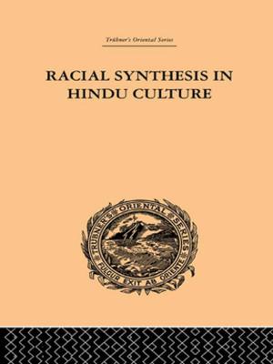 Book cover of Racial Synthesis in Hindu Culture
