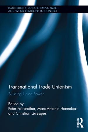Cover of the book Transnational Trade Unionism by Kathleen R. Arnold