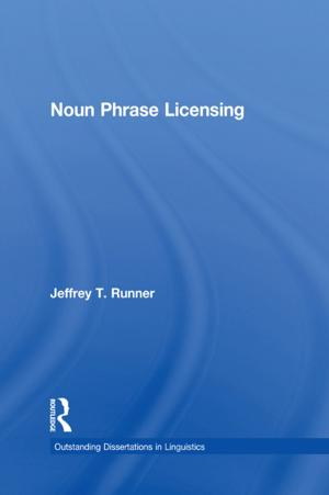 Cover of the book Noun Phrase Licensing by Maarten J Verkerk, Jan Hoogland, Jan van der Stoep, Marc J. de Vries
