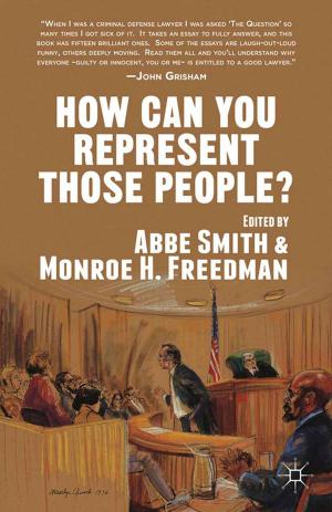 Cover of the book How Can You Represent Those People? by F. Cheneval