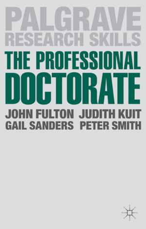 Cover of the book The Professional Doctorate by William Tophe