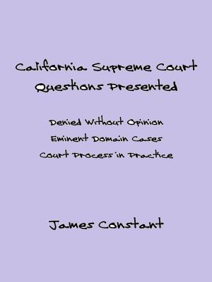 Book cover of California Supreme Court Questions Presented