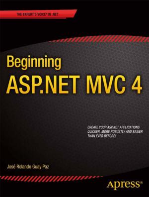 Cover of the book Beginning ASP.NET MVC 4 by Peter Zadrozny, Raghu Kodali