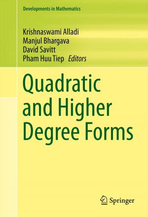 Cover of the book Quadratic and Higher Degree Forms by David Sellers