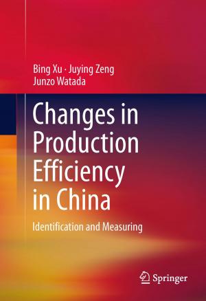 Book cover of Changes in Production Efficiency in China