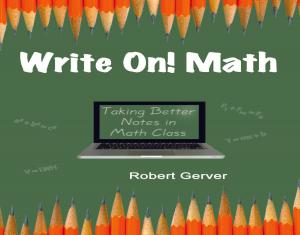 Book cover of WRITE ON! MATH