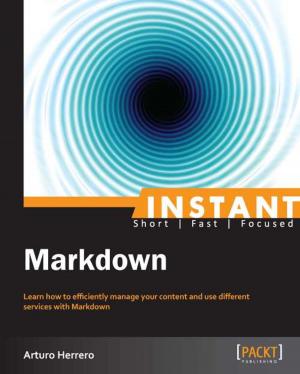 Cover of the book Instant Markdown by Fabrizio Soppelsa, Chanwit Kaewkasi