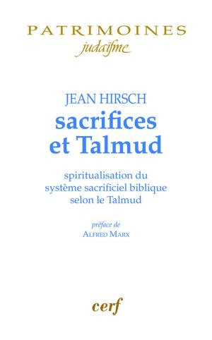 Cover of Sacrifices et Talmud