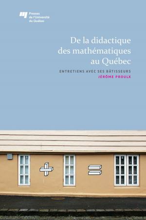 Cover of the book De la didactique des mathématiques au Québec by Johanne Collin, Pierre-Marie David