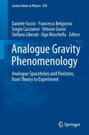 Cover of the book Analogue Gravity Phenomenology by Michael Crabb, Andrew Ranicki