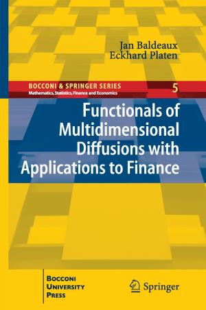 Cover of the book Functionals of Multidimensional Diffusions with Applications to Finance by 