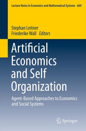 Cover of the book Artificial Economics and Self Organization by Pavel Exner, Hynek Kovařík