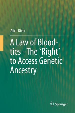 Cover of the book A Law of Blood-ties - The 'Right' to Access Genetic Ancestry by Larysa Titarenko, Valery Sklyarov, Alexander Barkalov, Iouliia Skliarova